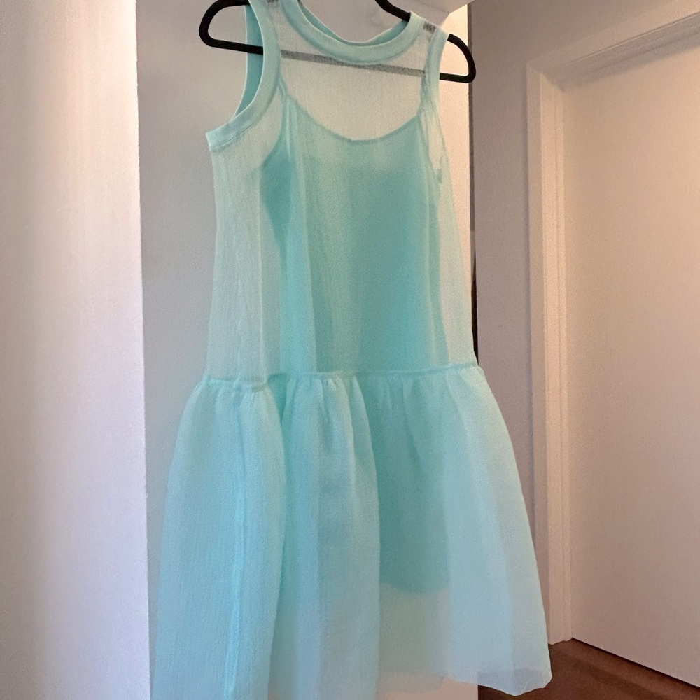 Cynthia Rowley Organza Dress and Ribbon Mint (Sold Out) M
